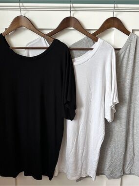 Everyday Short Sleeve Tee - Black, White & Gray